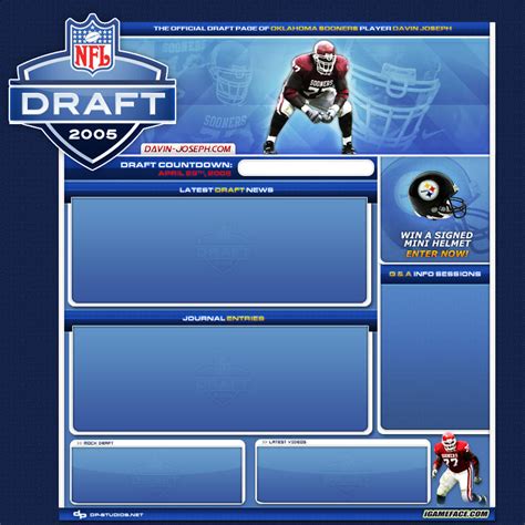 2006 NFL Draft Template by DP16 on DeviantArt