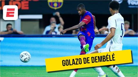 Golazo De Demb L Ya Pone A Ganar Al Barcelona Por Vs Real Madrid