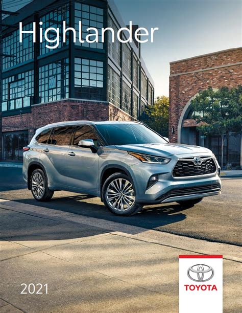 New Toyota Model Brochures For 2021 2023 Pdf Viewable Details