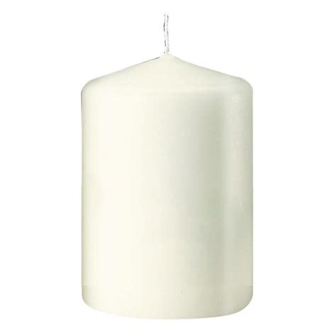 Nicole Fantini Collection 3x6 Unscented White Pillar Candle 6ct Wayfair Canada