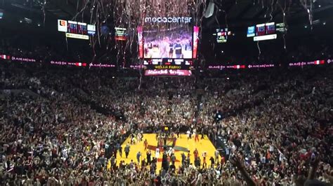 Moda Center Reacts As Blazers Beat Rockets In Game 4 2014 Playoffs