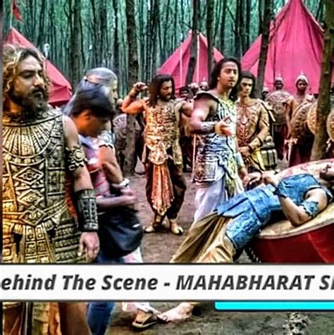 Behind the scenes From the sets of Mahabharat