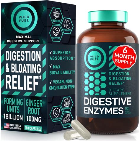 Digestive Enzymes With Probiotics And Prebiotics Gut Health Digestion Ibs