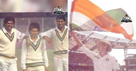 A Special Tribute By Gujarat Titans To Sachin Tendulkar Celebrates His