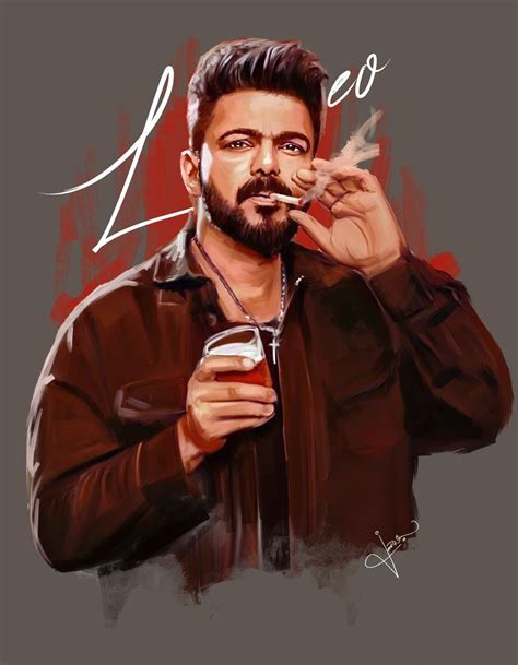 Leo Thalapathy Vijay Painting Naareadyfirstsingle Naaready