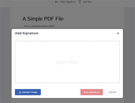 Create Signature And ESign PDF Files Online