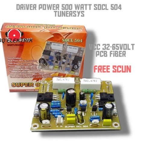 Jual KIT DRIVER FIBER SOCL 504 TUNERSYS Shopee Indonesia