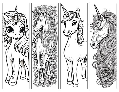 Free Printable Unicorn Bookmark DIY Craft Bookmarks Skip To My Lou