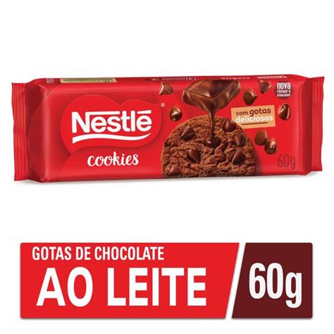 Biscoito Cookie Chocolate Gotas De Chocolate Ao Leite Nestl