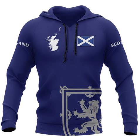 Scottish Lion Hoodie Lusxibox