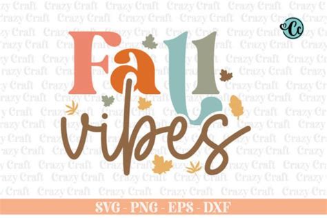 Fall Vibes Svg Fall Vibes Retro Shirt Graphic By Crazy Craft