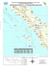 Earthquake Map 13 Jan 06 Katalog Peta Banda Aceh