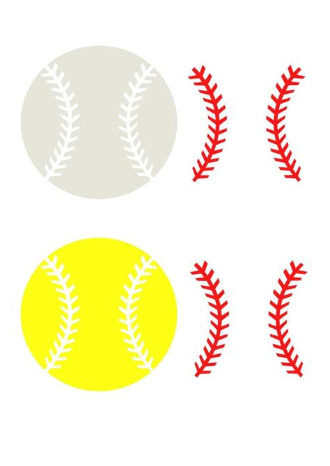 Softball Svg Frames Monogram Frame Svg Bat Svg Instant Download Cut