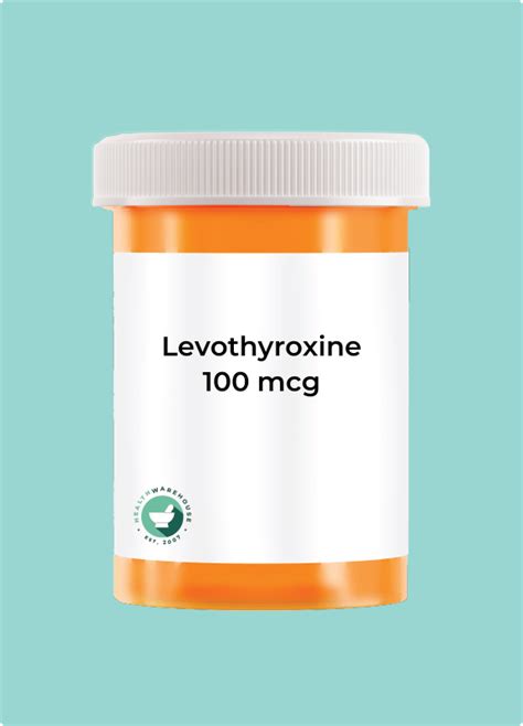 Levothyroxine Synthroid Levoxyl 100 Mcg Tablets