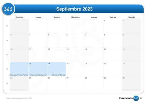 Calendario Fechas Importantes En Septiembre Nacen Imagesee