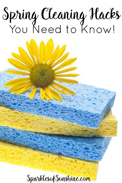 Spring Cleaning Hacks You Need To Know Sparkles Of Sunshine