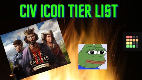 AOE2 CIV ICON TIER LIST - Age Of Notes