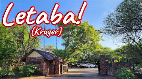 S Ep Letaba Rest Camp Youtube