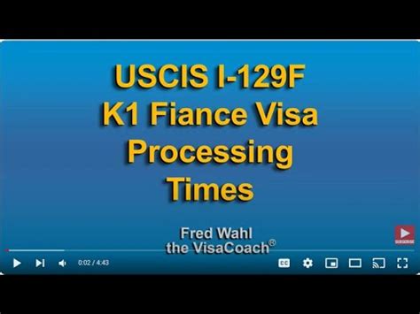 October Uscis I F K Fiancee Visa Processing Times Youtube