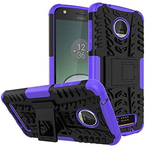 Yiakeng For Moto Z Play Droid Case Shockproof Impact Protection Tough Rugged Dual Layer