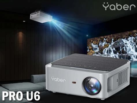 Сколько стоит недорогой проектор Yaber Pro U6 Mini с разрешением 4К и ...