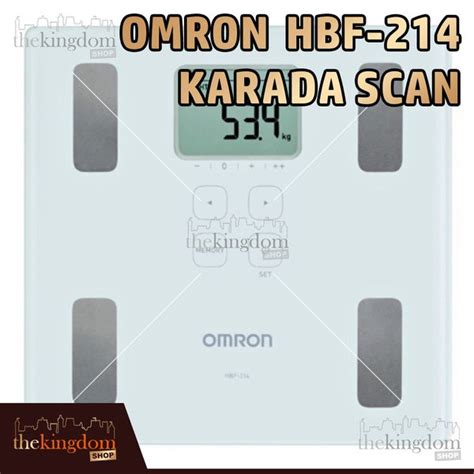 Jual Omron Karada Scan HBF 214 Weight Scale Body Composition Monitor