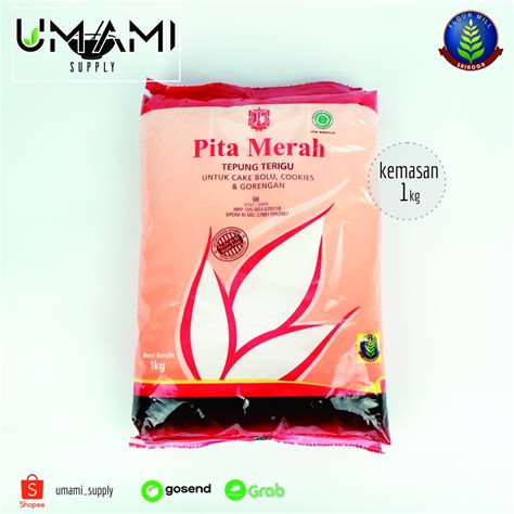 Jual Sriboga Tepung Terigu Pita Merah 1kg Shopee Indonesia