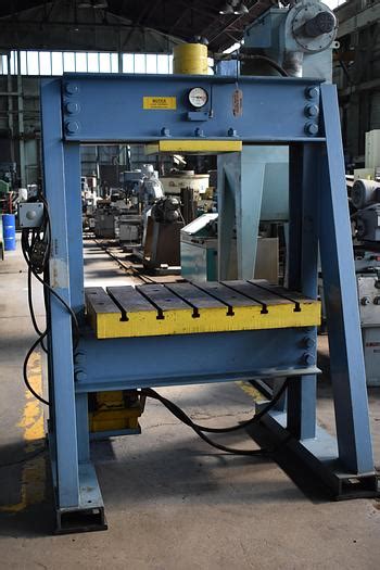 Used 100 TON ENERPAC HEAVY DUTY A FRAME HYDRAULIC SHOP PRESS For Sale