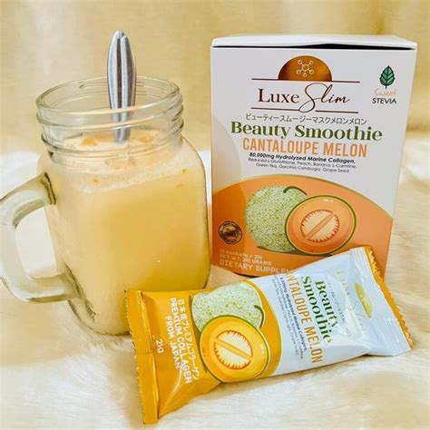 Luxe Slim Beauty Smoothie Cantaloupe Melon Sachets Lazada Ph