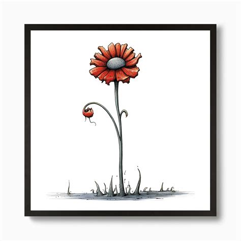 Dead Flower Art Print by Jello. - Fy