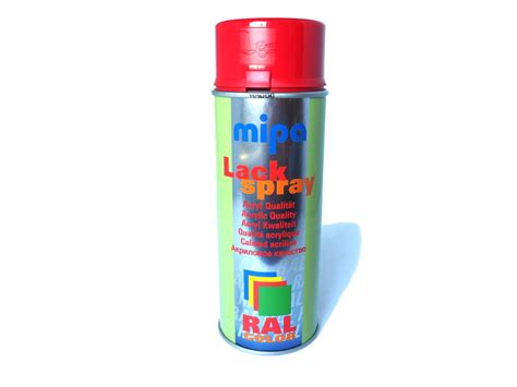 Mipa RAL 3002 Karminrot Acryl Lackspray 400 Ml Spraydosen Farben