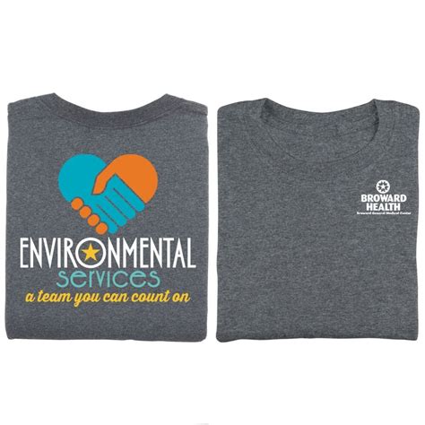 Environmental Services A Team You Can Count On Positive 2 Sided T Shirt