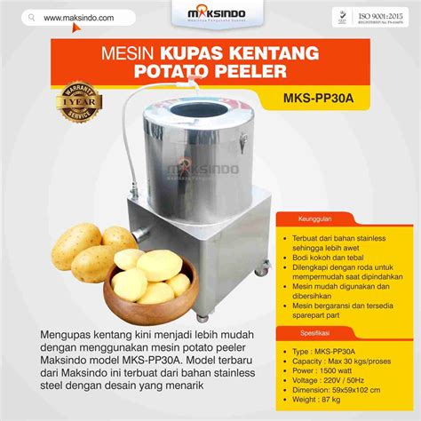 Mesin Kupas Kentang Panduan Lengkap Untuk Pemilihan Penggunaan Dan