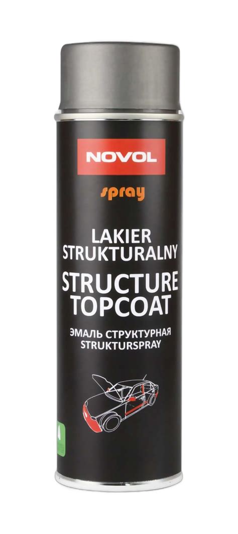 Federation Novol SPRAY STRUCTURE TOPCOAT Эмаль структурная 1К черная