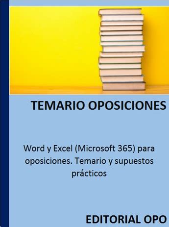 Temario Gratis Word Y Excel Microsoft Para Oposiciones Temario