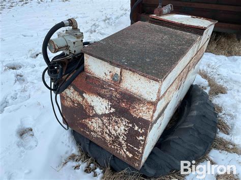 Oday Wide Portable Fuel Tank W Pumps Bigiron Auctions