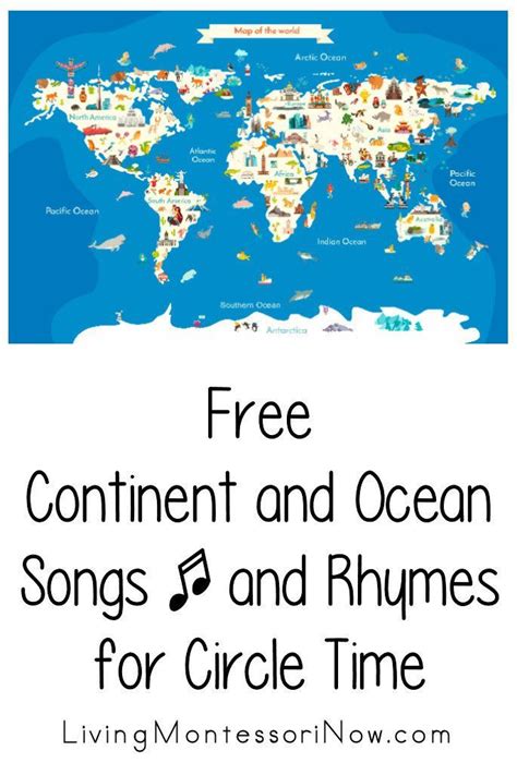 Free Continent And Ocean Educational Songs For Teachers Childcare