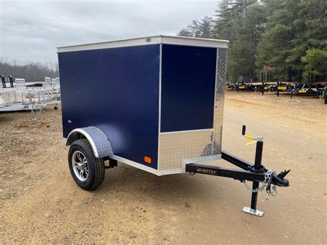 2024 Covered Wagon Trailers 4x6 Enclosed 2K Cargo Trailer W Single