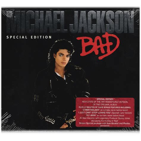 Michael Jackson Bad Special Edition Cd Album