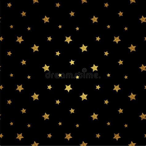 Teste Padr O Sem Emenda As Estrelas Textured Brilho Do Ouro Vetor