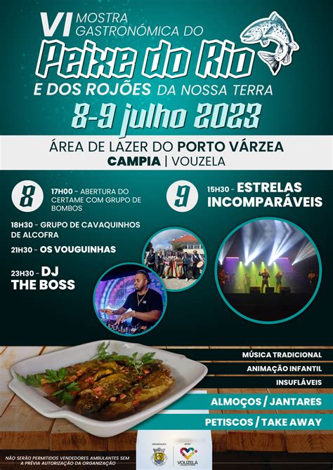 Porto Várzea recebe Mostra Gastronómica do Peixe do Rio e dos Rojões da