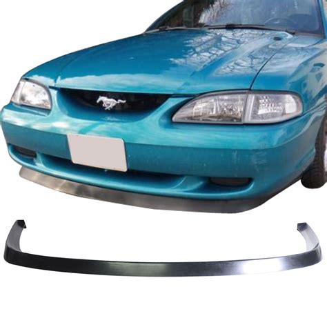 Buy 94 98 Ford Mustang V6 V8 Add On Front Bumper Lip Spoiler Bodykit