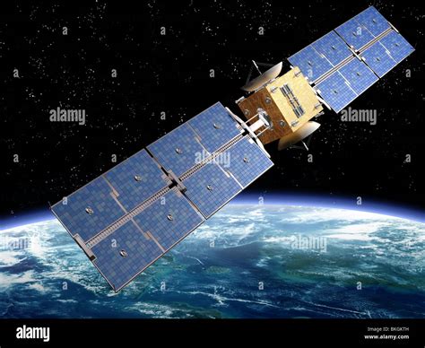 Satellite Orbiting Earth Hi Res Stock Photography And Images Alamy