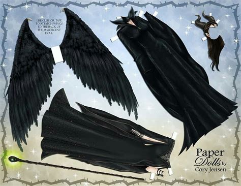 Maleficent Free Printable D Paper Dolls Artofit