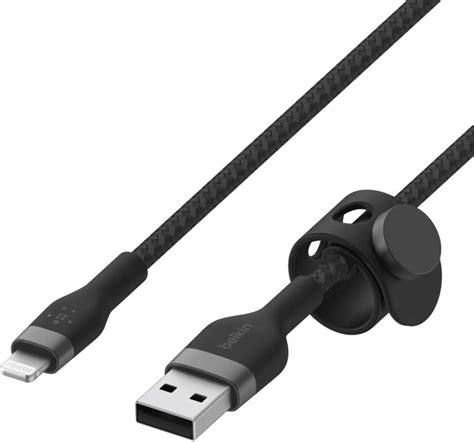 Belkin BOOSTCHARGE PRO Flex Dubbel Gevlochten Nylon Lightning Naar