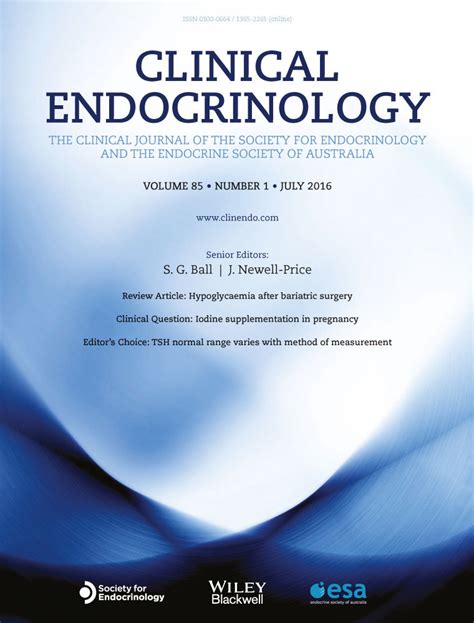 Clinical Endocrinology: Vol 85, No 1 