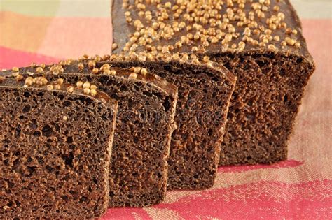 Borodinsky Rye Bread Stock Image Image Of Breadcrumb 60311753