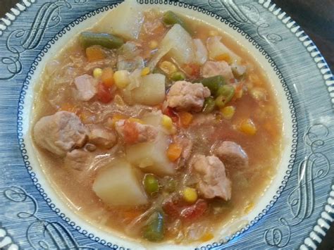 Pork And Vegetable Soup Just A Pinch Recipes