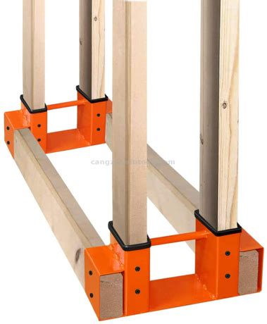 Firewood Log Storage Rack Bracket Kit With Screws Fireplace Wood