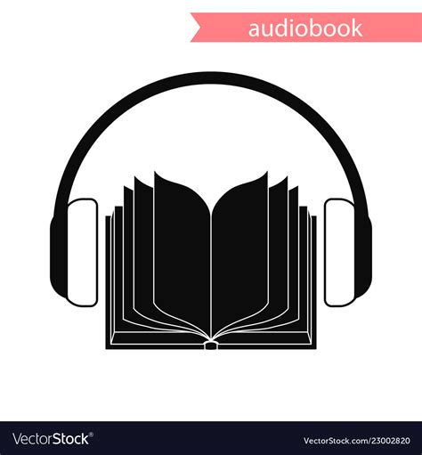 Audiobook Icon Royalty Free Vector Image Vectorstock